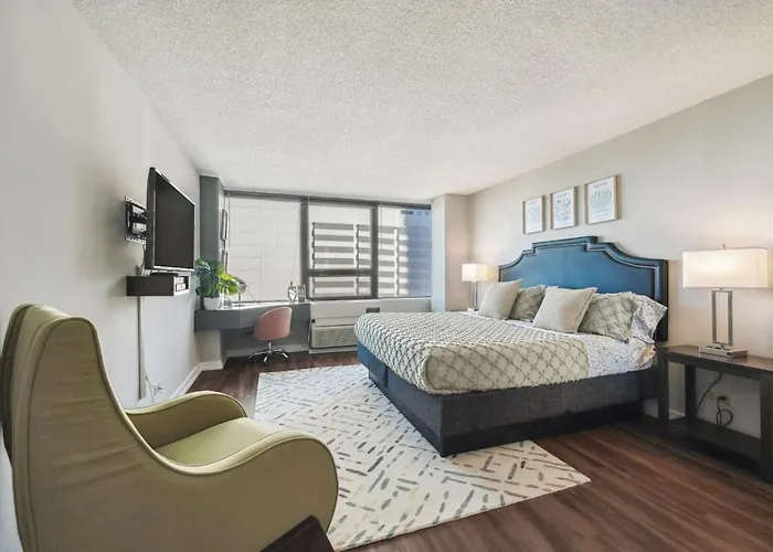 Downtown Views, Mich Ave, Museums 2bd- 2ba #10 Hébergement de vacances Chicago